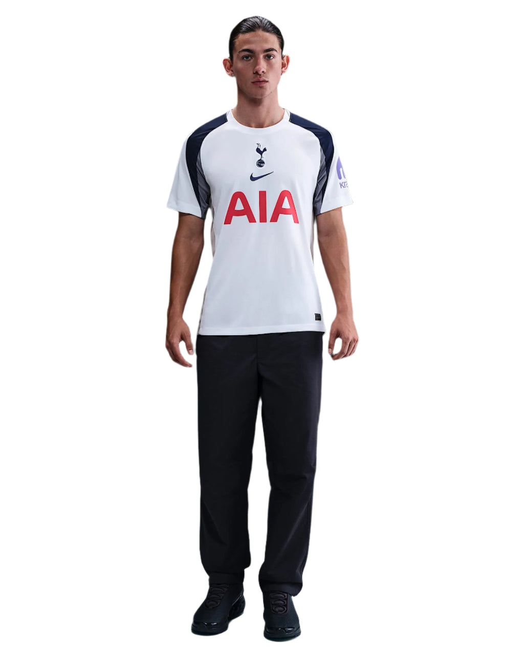 Nike Johnson Tottenham Hotspurs Home Jersey w/ EPL + No Room For Racism Patch 25/26 (White/Iron/Binary Blue)