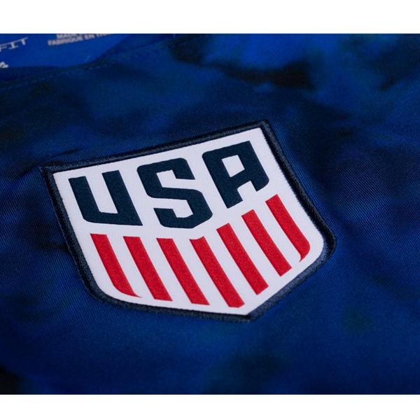 Nike United States Timothy Weah Away Jersey 22/23 (Bright Blue/White)