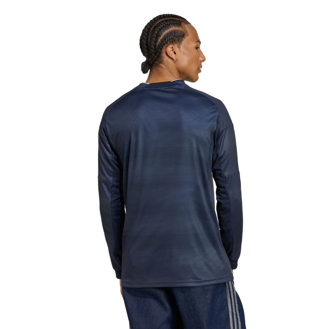 adidas Real Madrid E. Militao Long Sleeve Away Jersey w/ Champions League Patches 25/26 (Legend Ink)