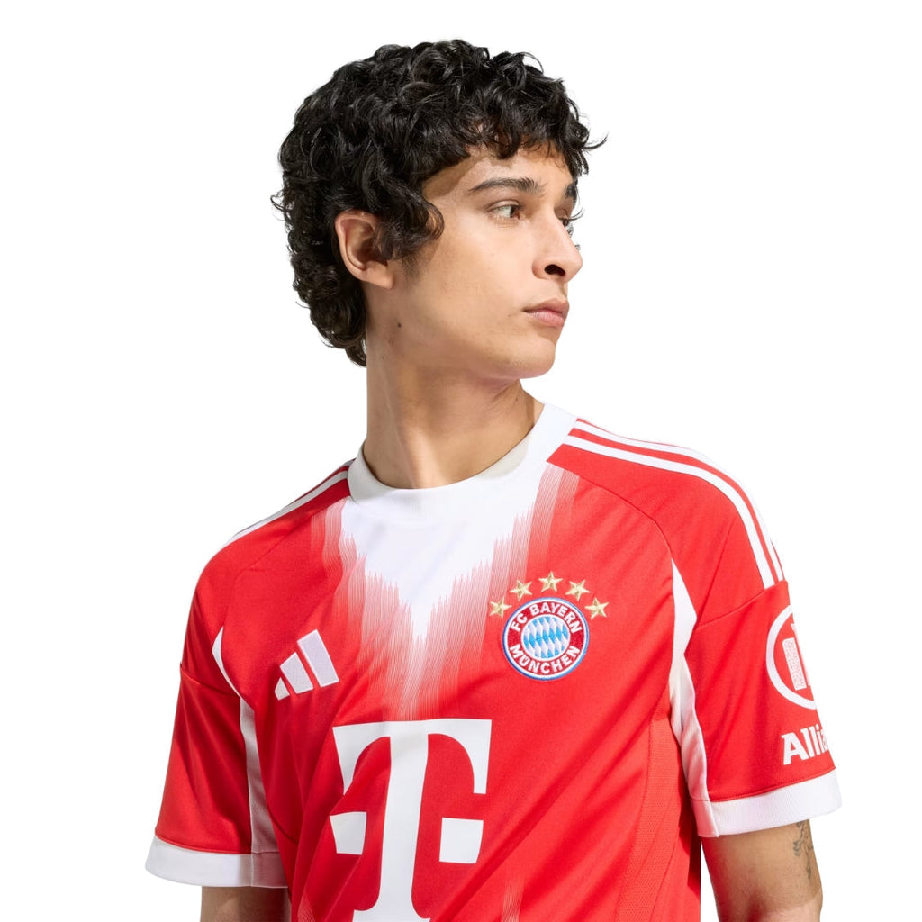 adidas Bayern Munich Harry Kane Home Jersey w/ Bundesliga Champion Patch 25/26 (Red)
