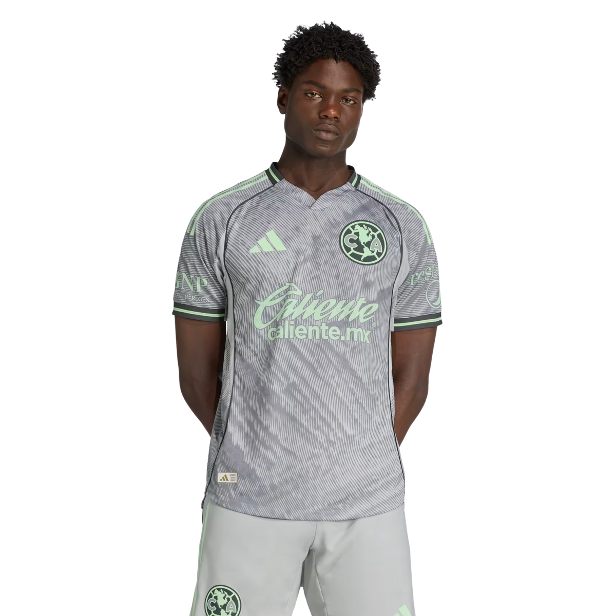 adidas Men's Club America 25/26 Authentic Third Jersey (Grey)