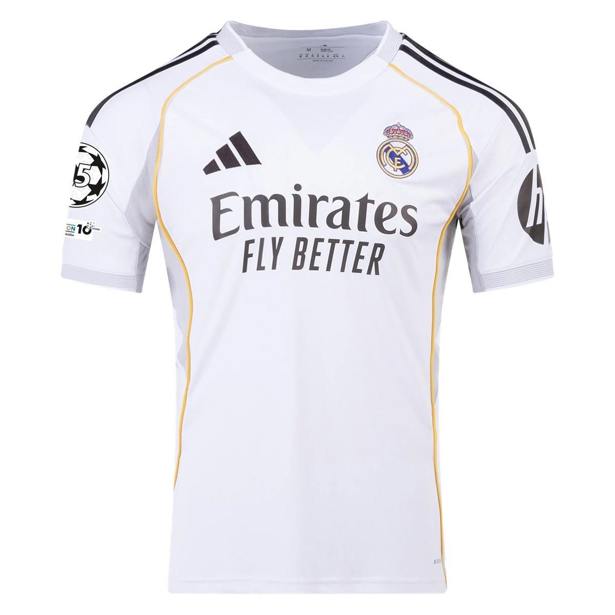 adidas Luka Modric Real Madrid 25/26 Home Jersey w/ Champions League Patches (White)