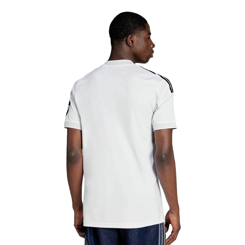 adidas Eduardo Camavinga Real Madrid 25/26 Home Jersey w/ Champions League Patches (White)