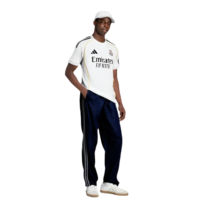 adidas Kylian Mbappe Real Madrid 25/26 Home Jersey w/ Champions League Patches (White)