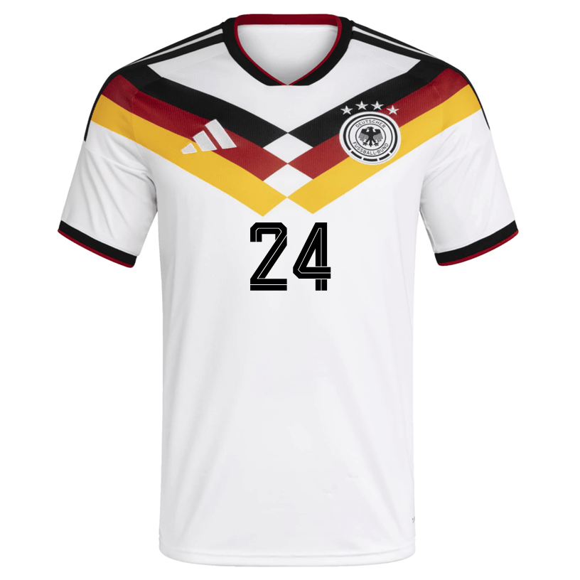 adidas Men's Burkardt Germany Home World Cup Jersey 2026 (White/Black)