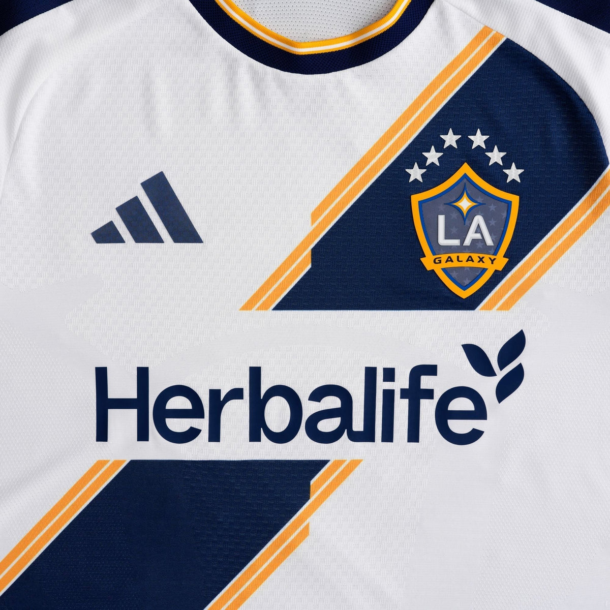 adidas Men's Klauss LA Galaxy Authentic Match Home Jersey 26/27 (White)