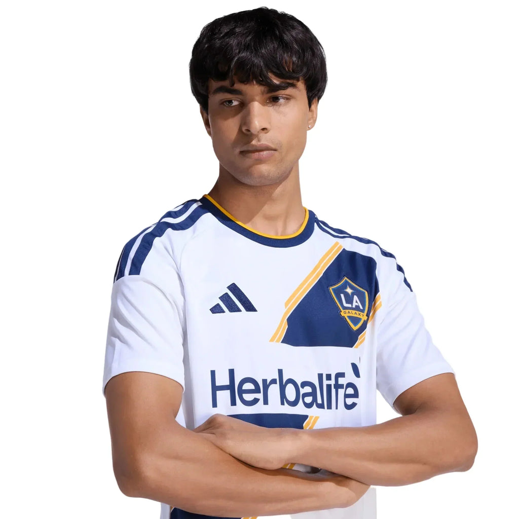adidas Men's Miller LA Galaxy Home Stadium Jersey 26/27 (White)