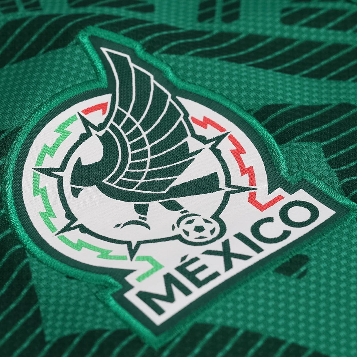 adidas Men's A. Vega Mexico Home 2026 World Cup Jersey (Bold Green)