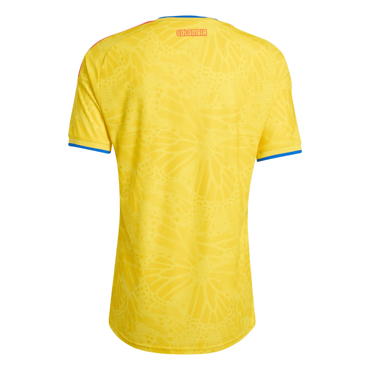 adidas Men's Montero Colombia 2026 Authentic Home Jersey (Impact Yellow)