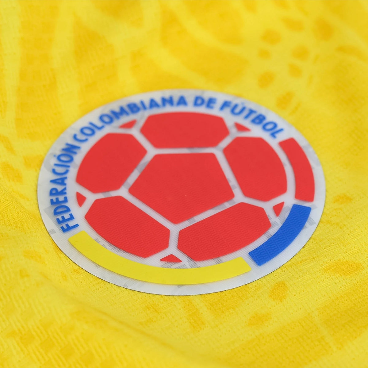 adidas Men's Munoz Colombia 2026 Authentic Home Jersey (Impact Yellow)