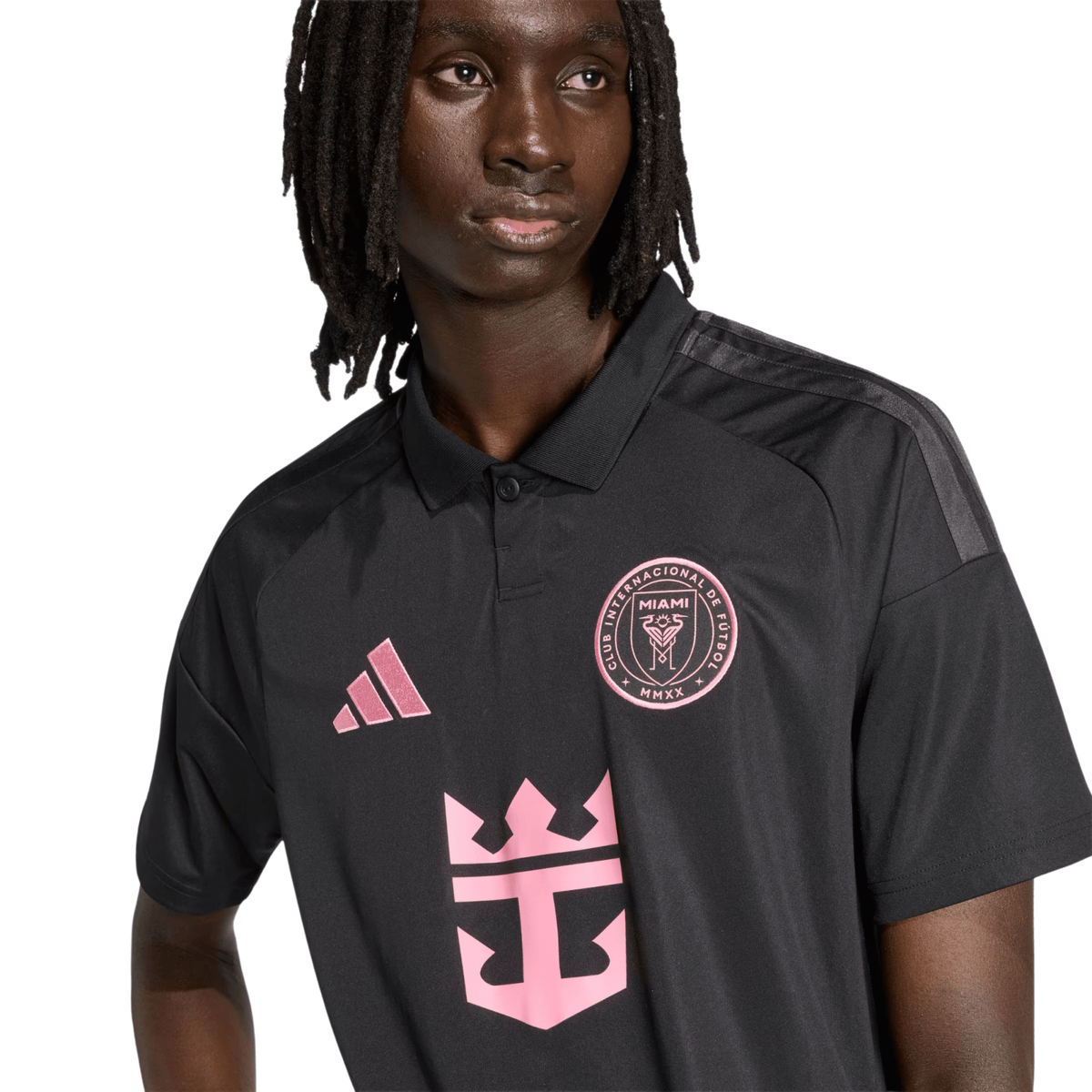 adidas Men's Allen Inter Miami CF 26/27 Away Jersey (Black/Pink)