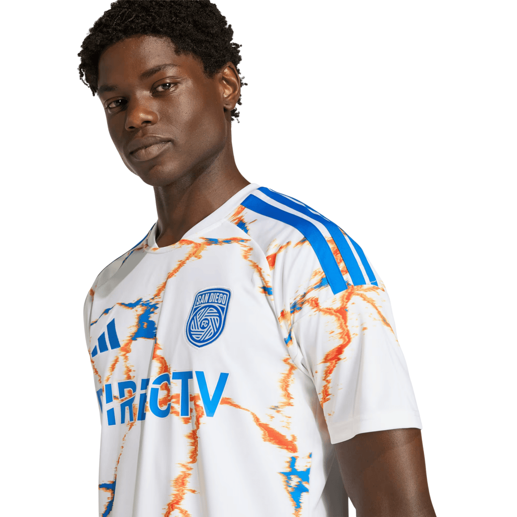adidas Men's Pellegrino San Diego FC 26/27 Away Stadium Jersey (White)