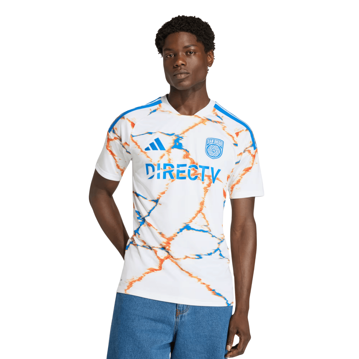 adidas Men's Angel San Diego FC 26/27 Away Stadium Jersey (White)
