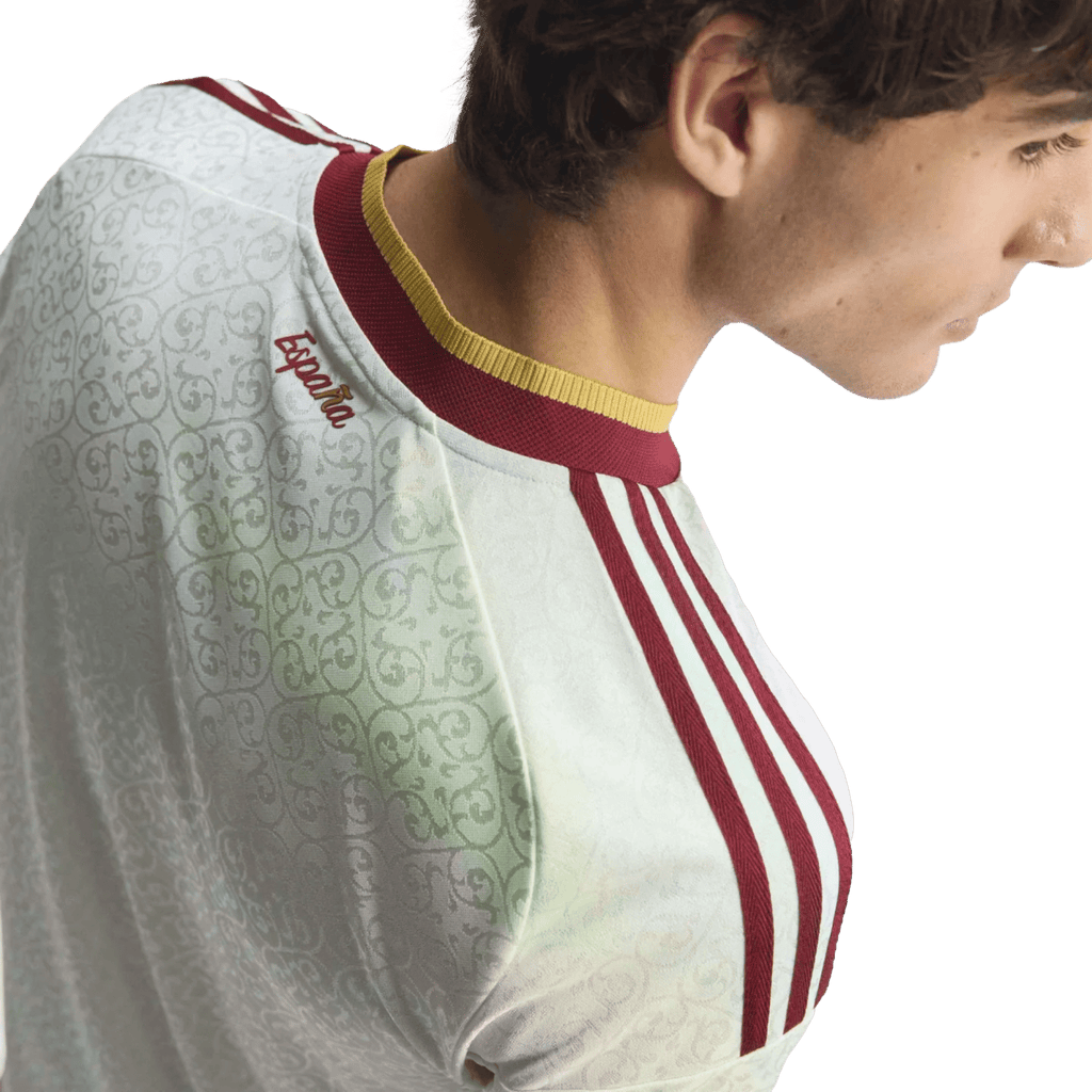 adidas Men's Spain Authentic Dani Olmo Away Jersey 2026 (White)