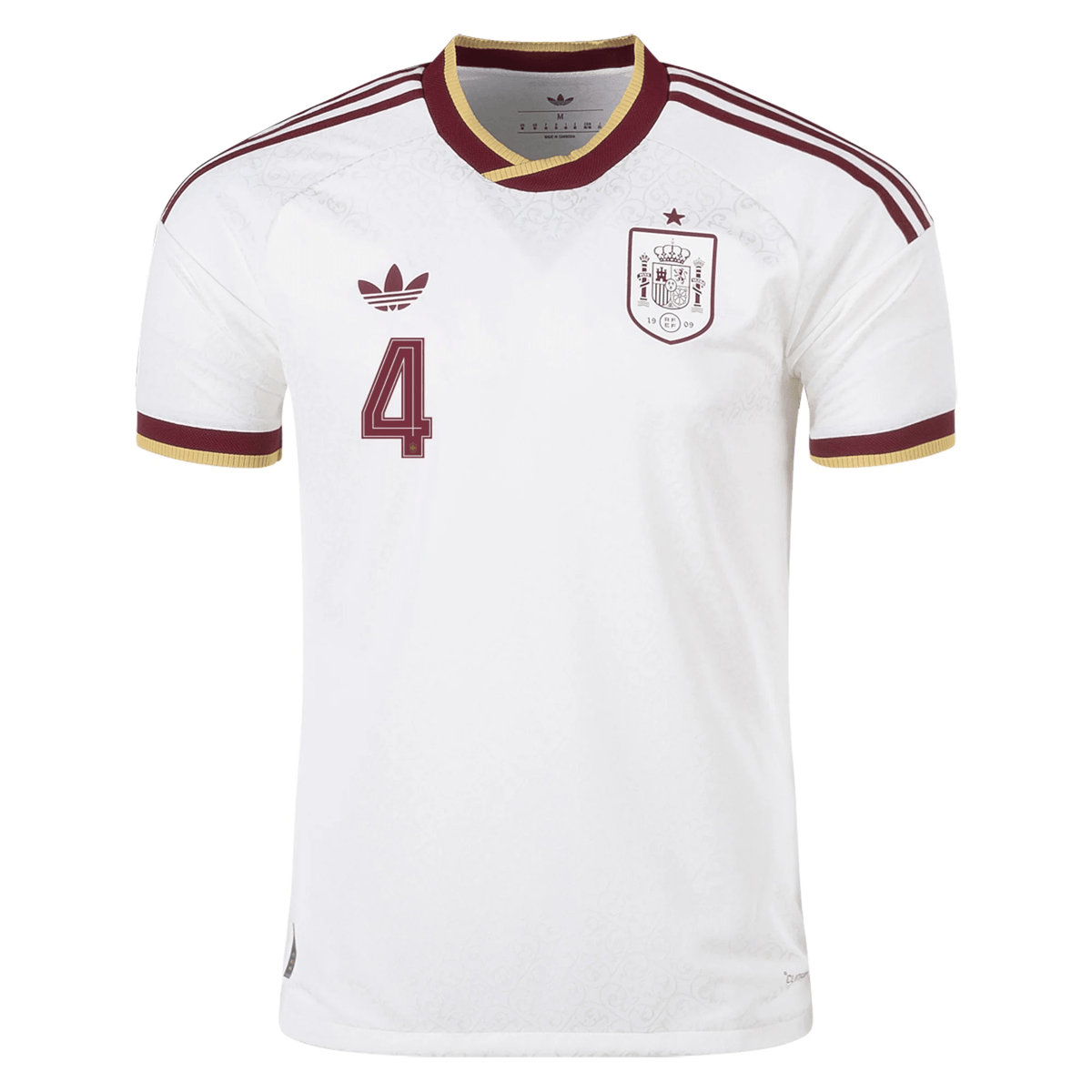 adidas Men's Spain Authentic Pau CubarsÃ­ Away Jersey 2026 (White)