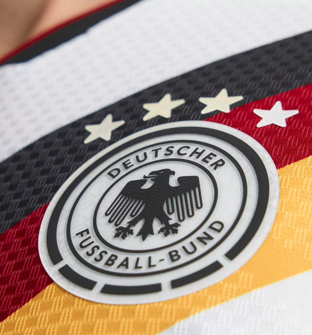 adidas Men's Ter Stegen Germany Authentic Home World Cup Jersey 2026 (White/Black)