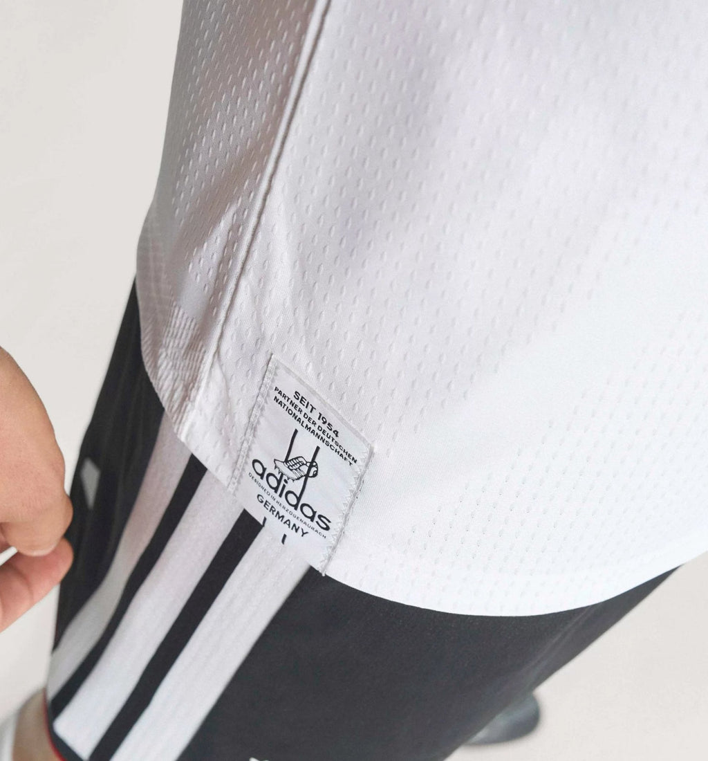 adidas Men's Henrichs Germany Authentic Home World Cup Jersey 2026 (White/Black)
