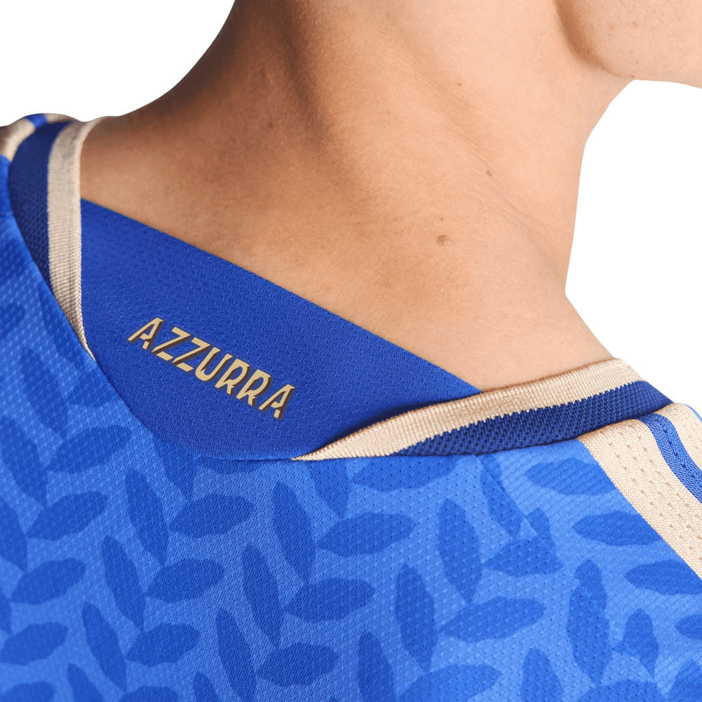 adidas Men's Di Lorenzo Italy 2026 Authentic Home Jersey (Bold Blue)