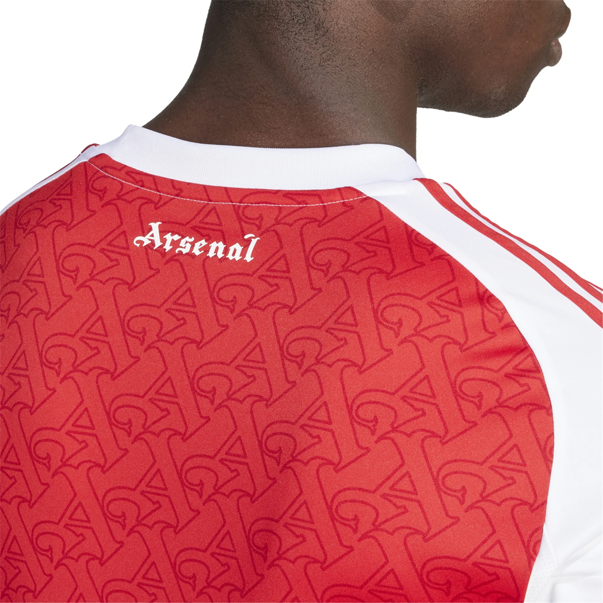 adidas Arsenal Eberechi Eze Home Jersey w/ EPL + No Room For Racism Patches 25/26 (Better Scarlet/White)