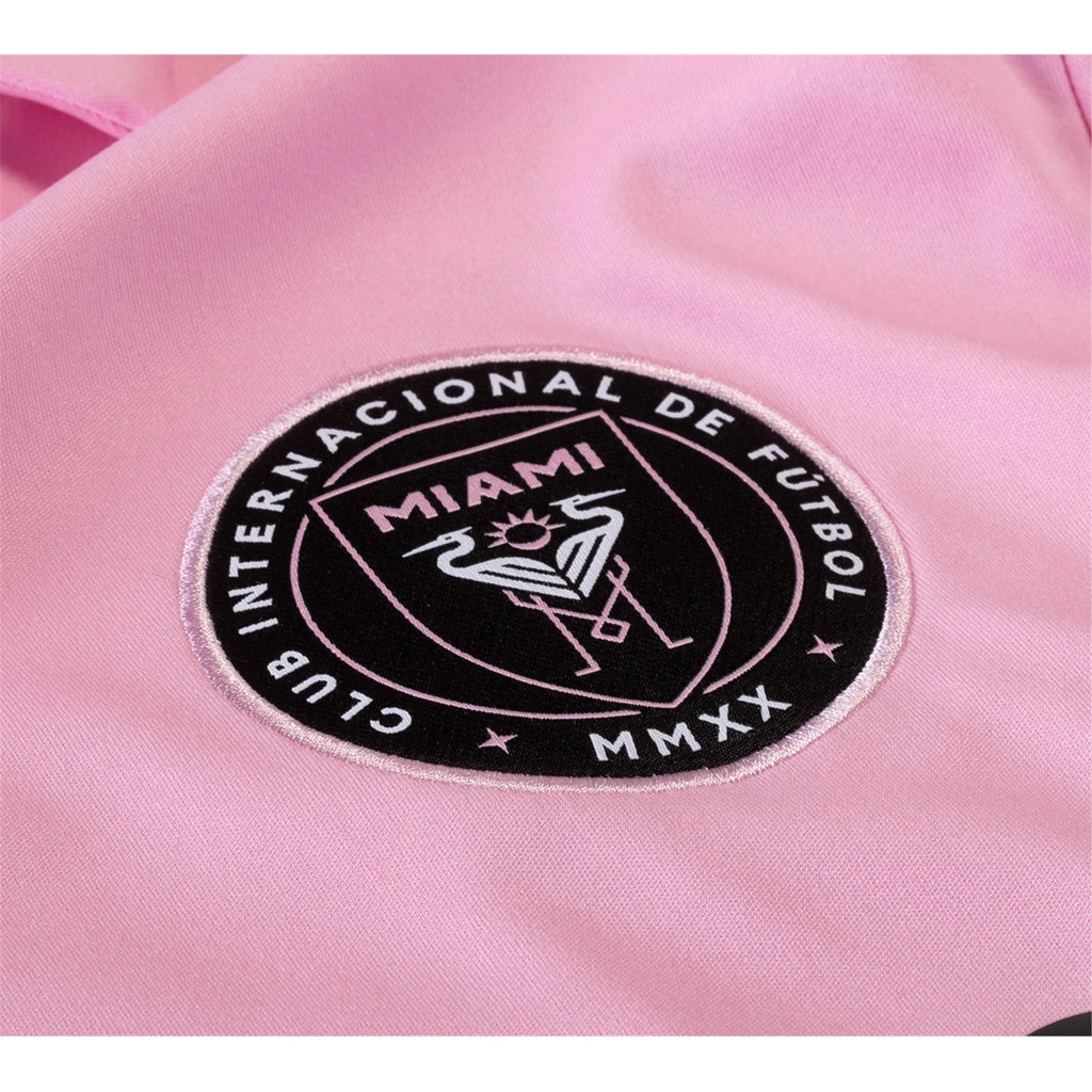 adidas Inter Miami Robert Taylor Home Jersey 23/24 w/ MLS + Leagues Cup Patch + Match Details (True Pink/Black)