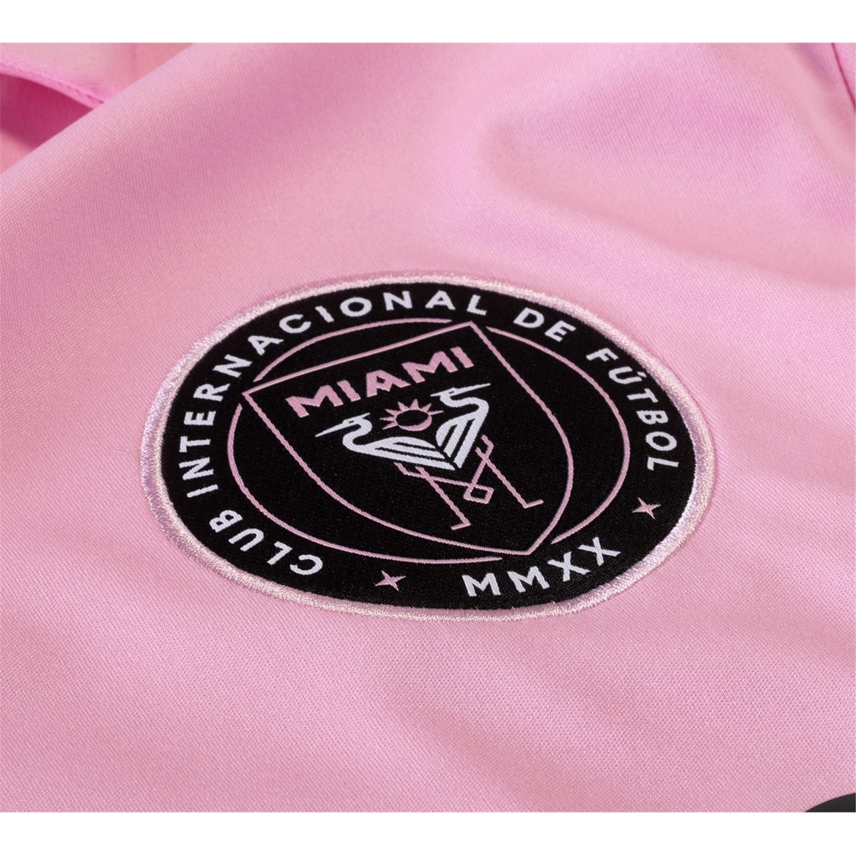 adidas Inter Miami Robert Taylor Home Jersey 23/24 w/ MLS + Leagues Cup Patch + Match Details (True Pink/Black)