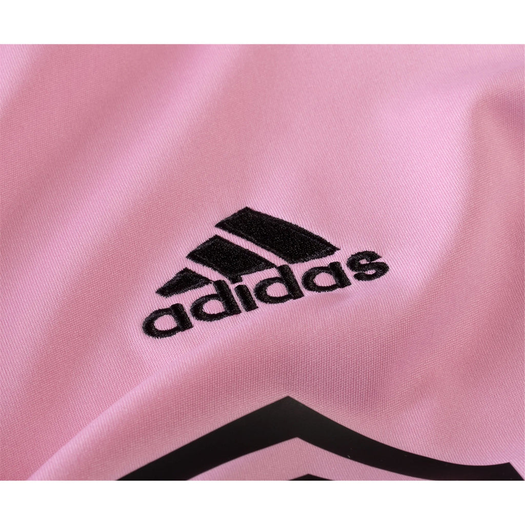 adidas Inter Miami Robert Taylor Home Jersey 23/24 w/ MLS + Leagues Cup Patch + Match Details (True Pink/Black)