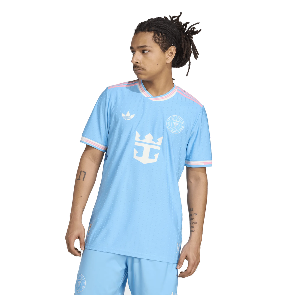 adidas Busquets Inter Miami Authentic Third Jersey 25/26 (Blue/Pink)