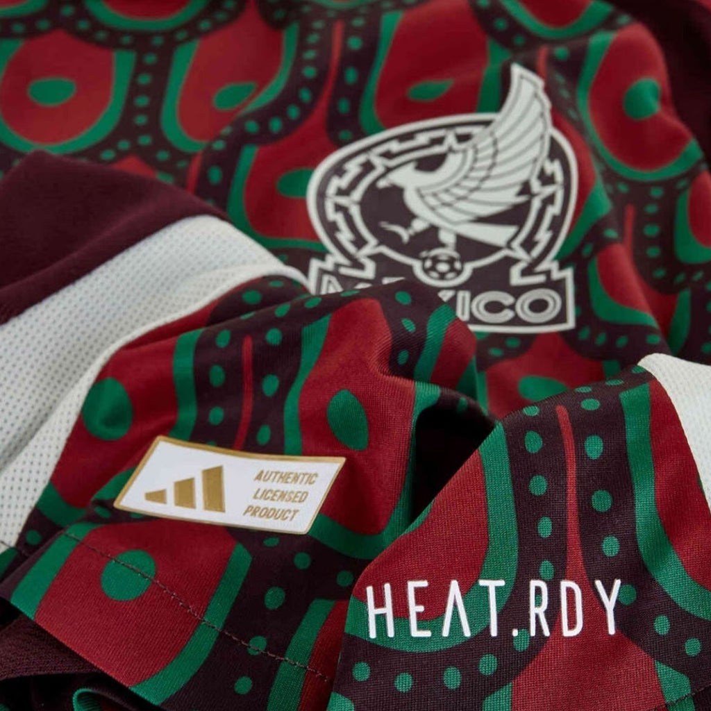 adidas Mexico Gilberto Mora Home Jersey 24/25 w/ Gold Cup 2025 Patches (Multicolor)