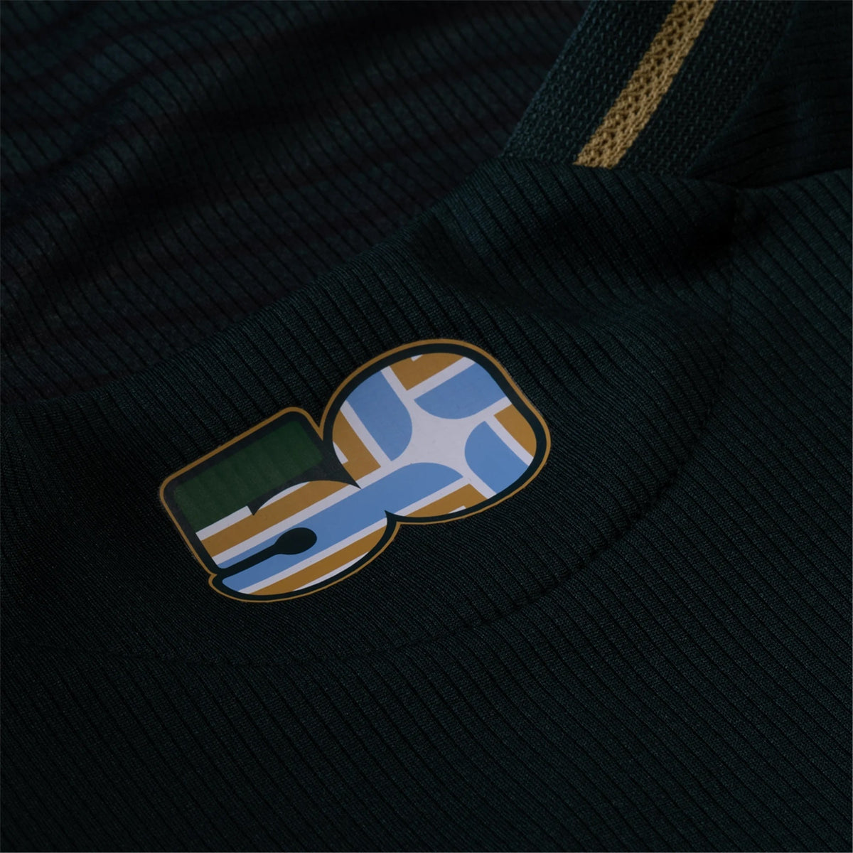adidas Kevin Kelsy Portland Timbers Authentic Home Jersey w/ MLS & Apple Patch 25/26 (Green/Gold)