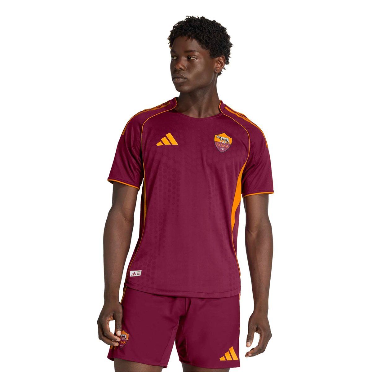adidas Roma Authentic Stephan El Shaarawy Home Jersey w/ Europa League Patches 25/26 (Burgundy)