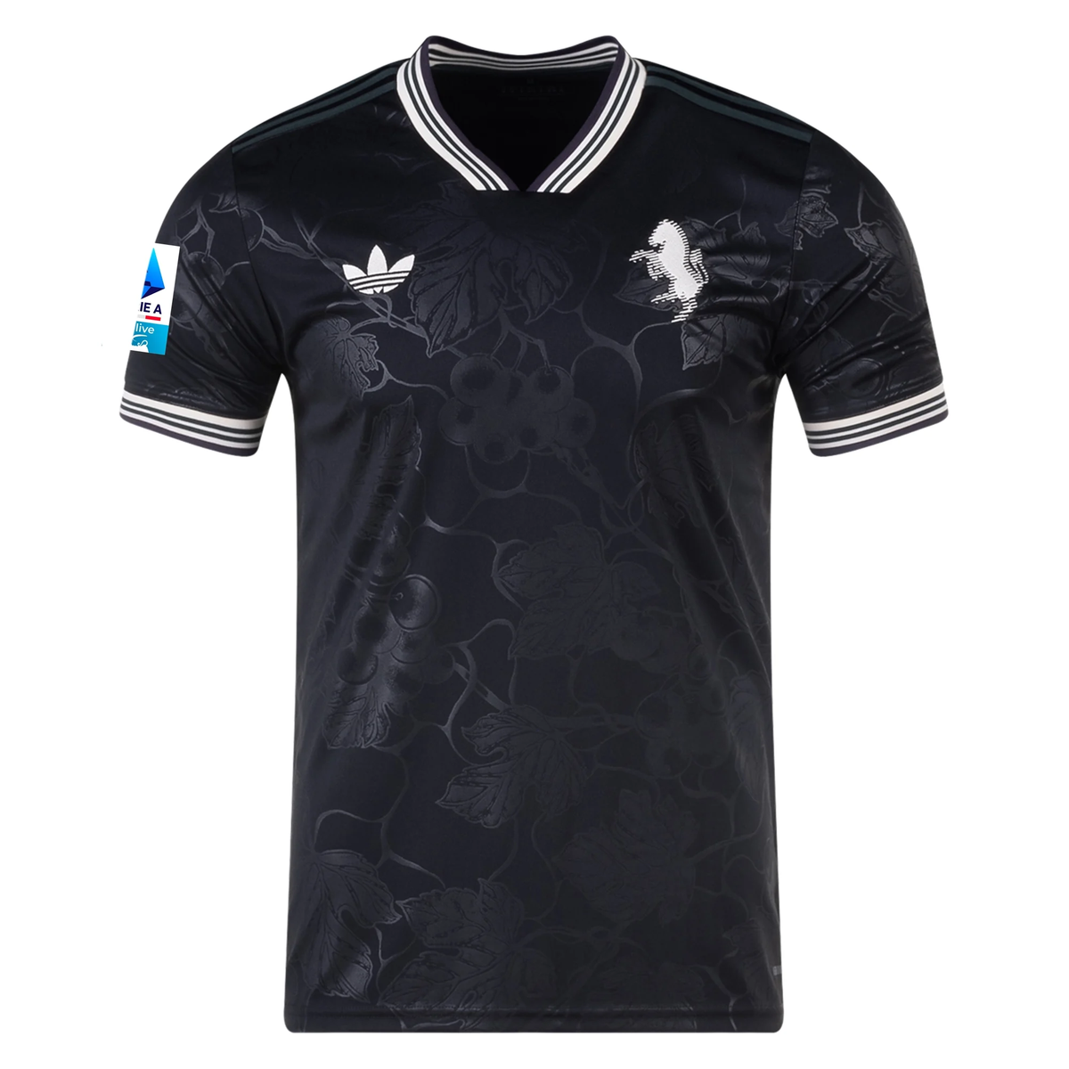 adidas Juventus Kenan Yildiz Third Jersey w/ Serie A Patch 25/26 (Black)