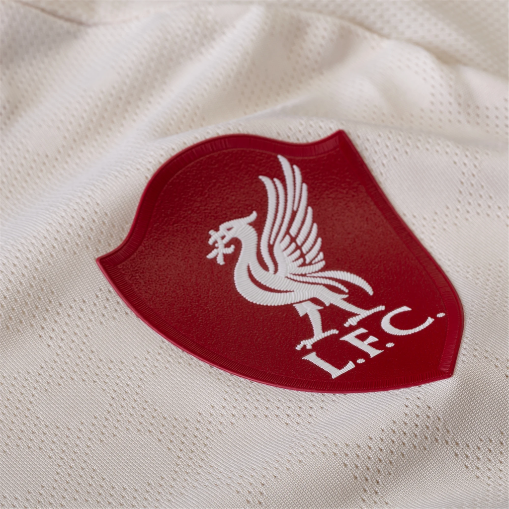 adidas Men's Liverpool Authentic Cody Gakpo Away Jersey w/ Champions League Patches 25/26 (Wonder White)