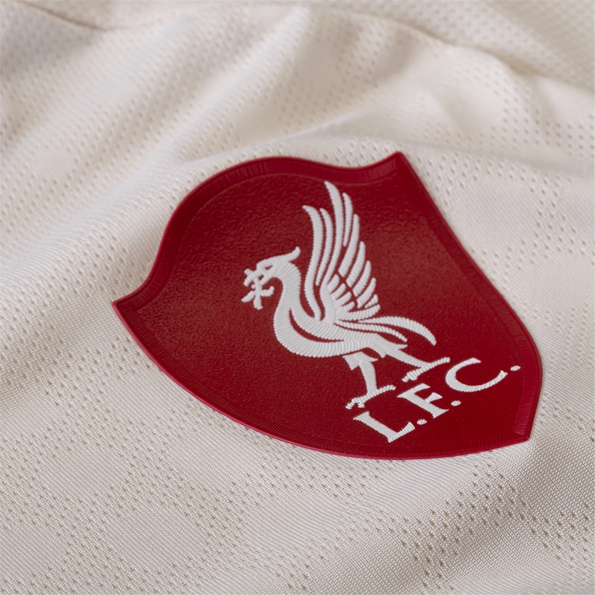 adidas Men's Liverpool Authentic Cody Gakpo Away Jersey w/ Champions League Patches 25/26 (Wonder White)