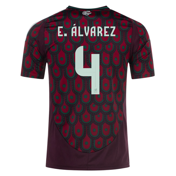 Adidas Mens Mexico Edson Ãlvarez Home Jersey 24/25 (Multicolor)