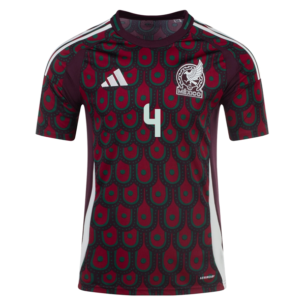 Adidas Mens Mexico Edson Ãlvarez Home Jersey 24/25 (Multicolor)