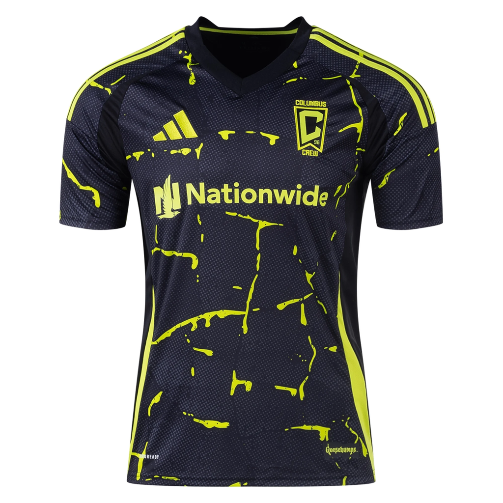 adidas Columbus Crew Patrick Schulte Away Jersey 25/26 (Black/Yellow)