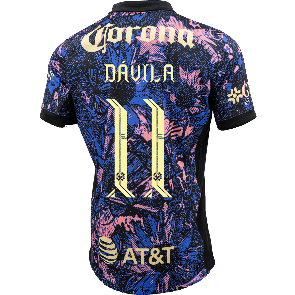 Nike Club America VÃ­ctor DÃ¡vila Third Jersey 24/25 (Medium Blue/Black/Lemon Chiffon)