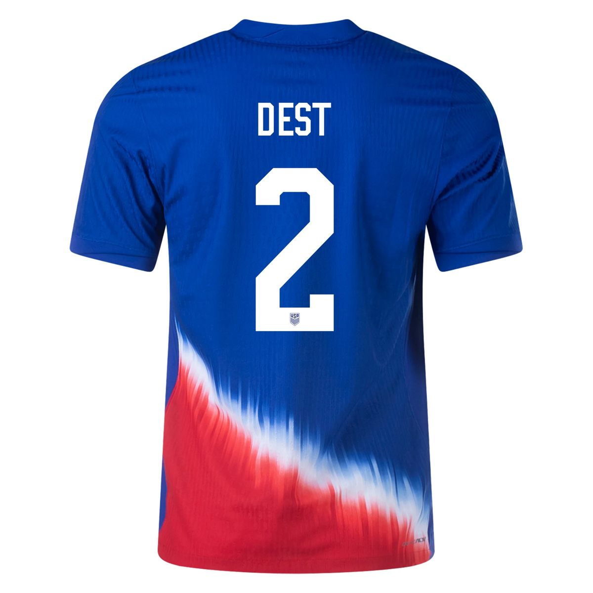 Nike United States Match Authentic SergiÃ±o Dest Away Jersey 24/25 (Old Royal/Sport Red/White)