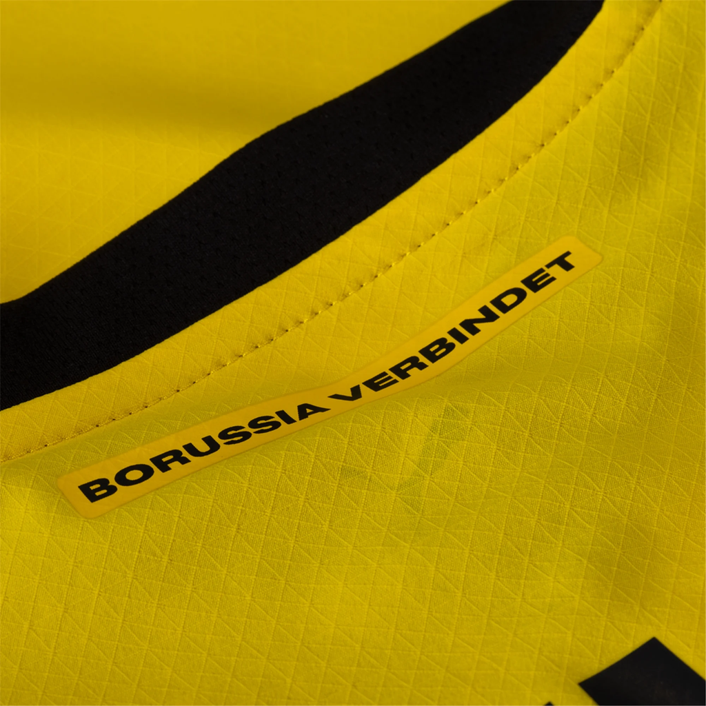 Puma BVB Dortmund Authentic Home Jersey w/ Bundesliga Patch 25/26 (Faster Yellow/Puma Black)