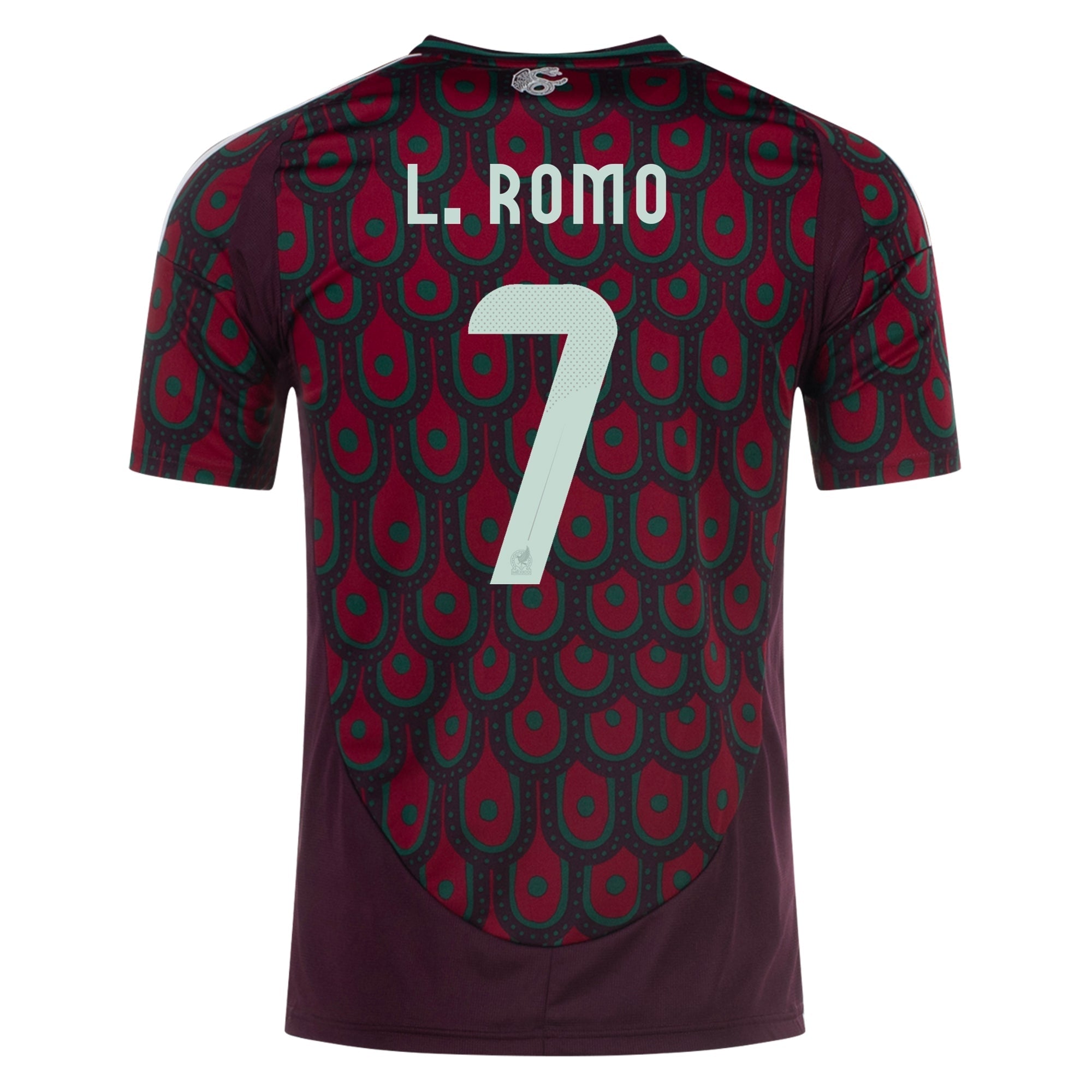 Adidas Mens Mexico Luis Romo Home Jersey 24/25 (Multicolor)