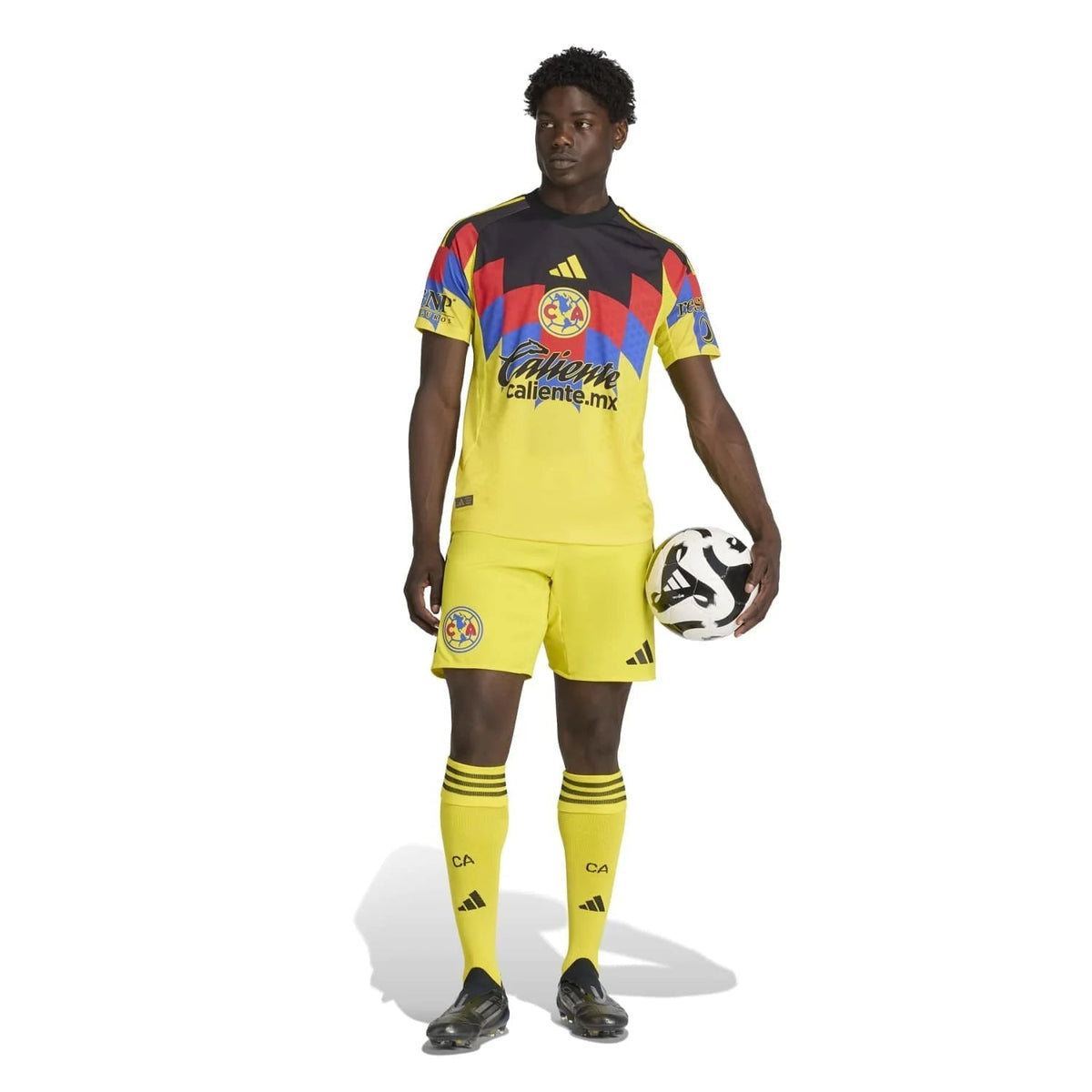 adidas R. Juarez Men's Club America 25/26 Authentic Home Jersey (Yellow)