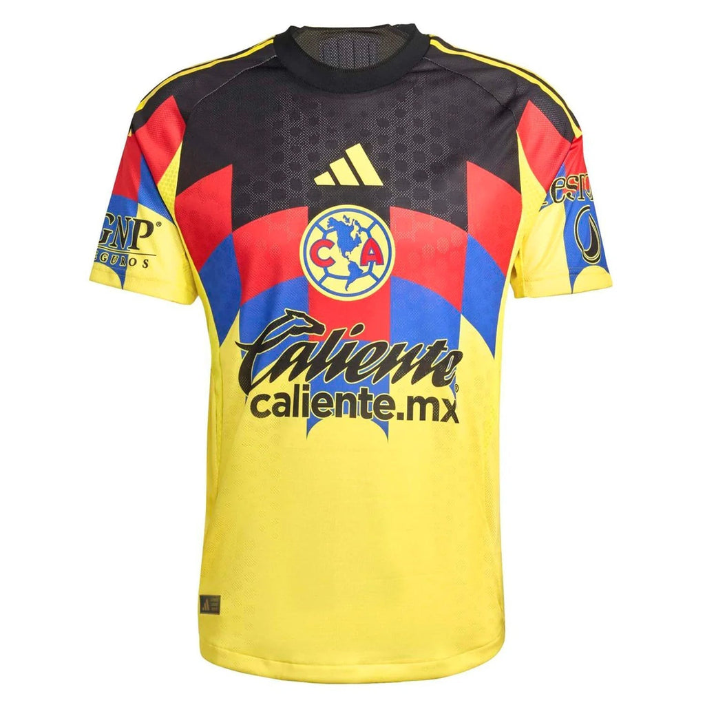 adidas R. Juarez Men's Club America 25/26 Authentic Home Jersey (Yellow)