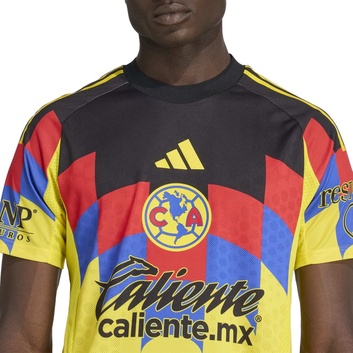 adidas A. Zendejas Men's Club America 25/26 Authentic Home Jersey (Yellow)