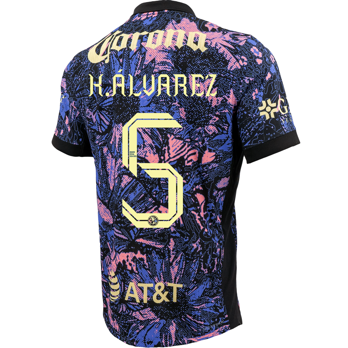 Nike Club America Authentic Kevin Ãlvarez Third Jersey 24/25 (Purple)