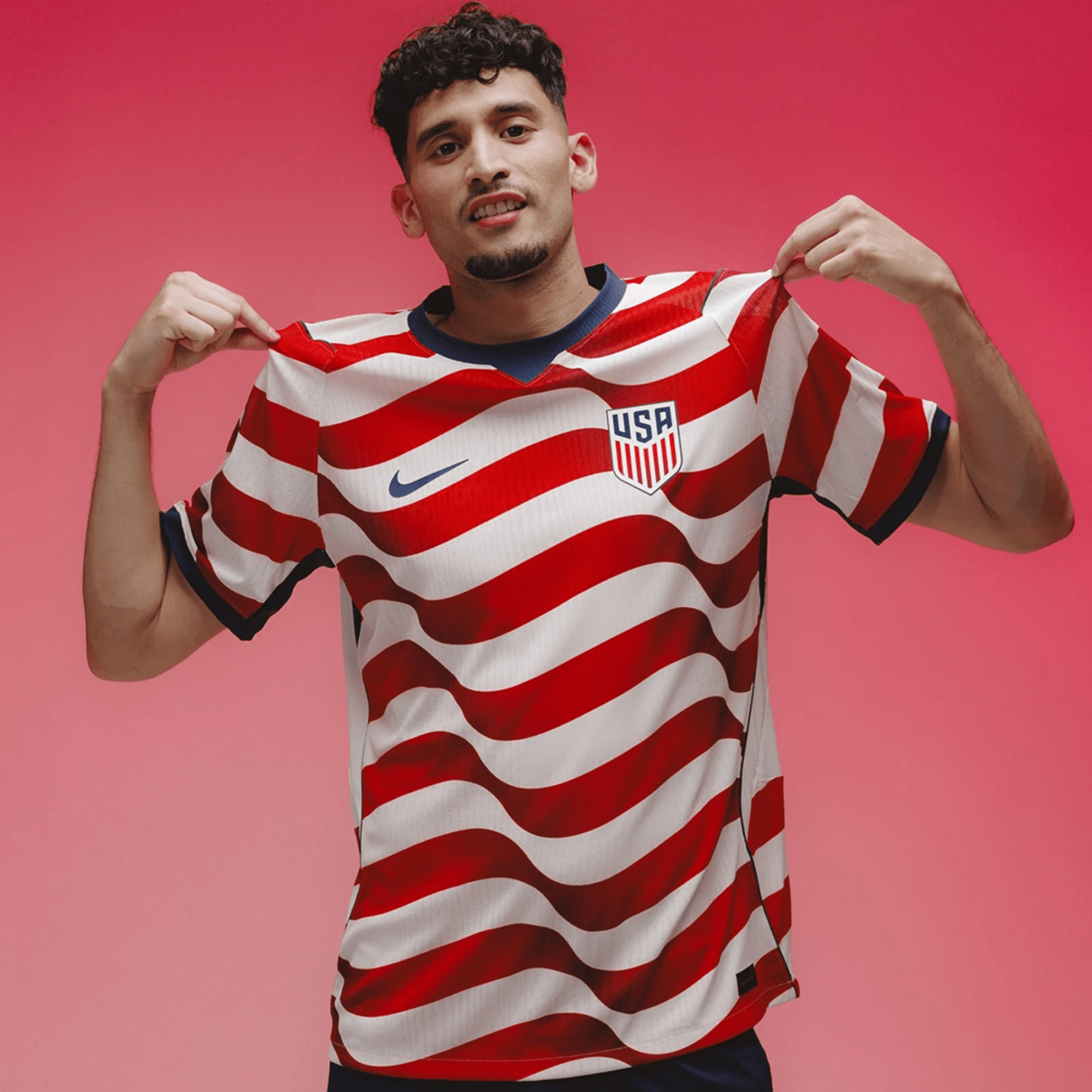 Nike Mens Aaronson United States Match Authentic Home Jersey 2026 (Sail/Midnight Navy)