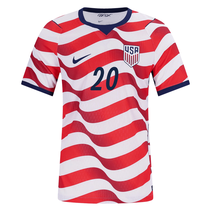 Nike Mens Balogun United States Match Authentic Home Jersey 2026 (Sail/Midnight Navy)