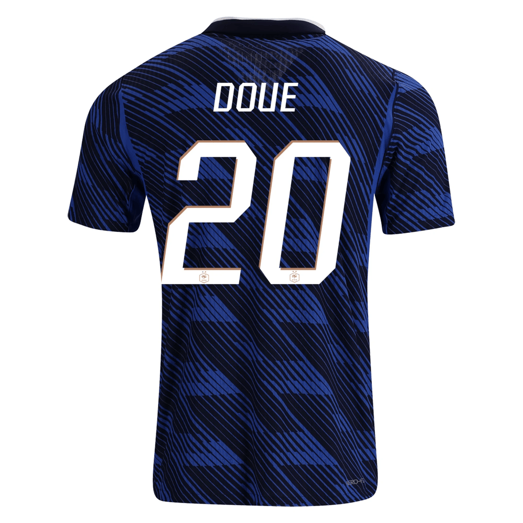 Nike Mens France DÃ©sirÃ© DouÃ© Match Authentic Home Jersey 2026 (Game Royal/Metallic Gold)