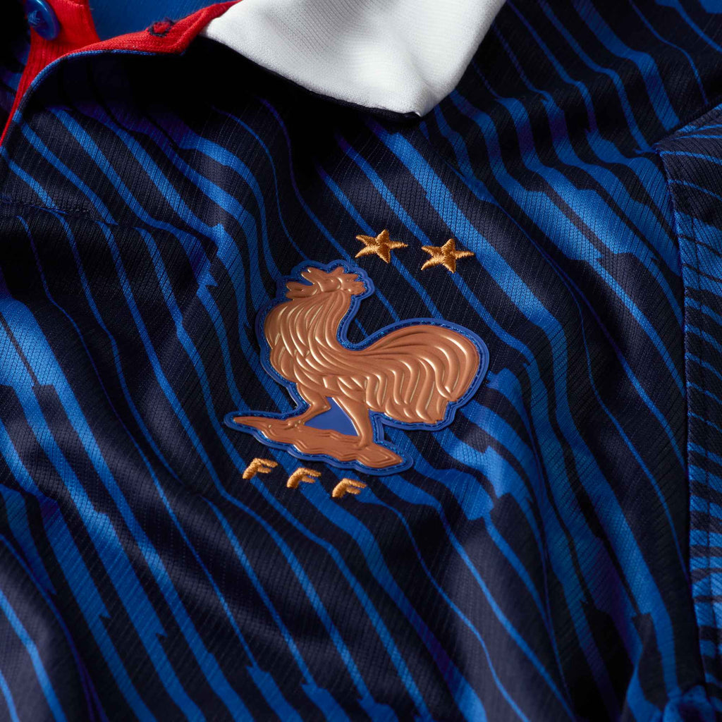 Nike Men's France N'Golo KantÃ© Home Stadium Jersey 2026 (Game Royal/Metallic Copper)