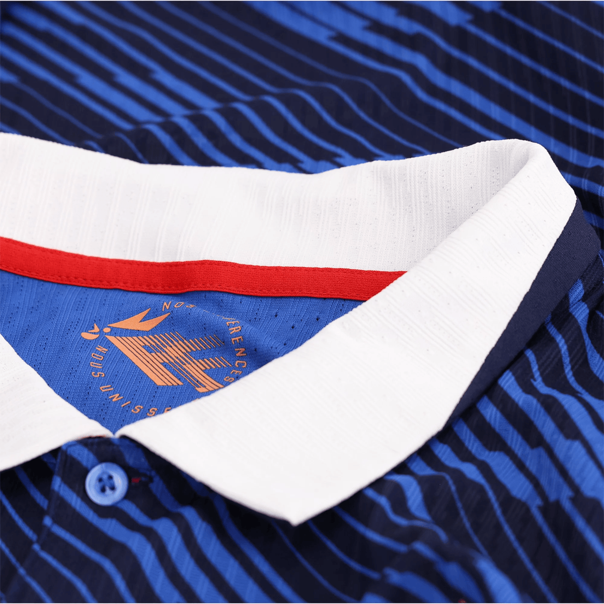 Nike Mens France DÃ©sirÃ© DouÃ© Match Authentic Home Jersey 2026 (Game Royal/Metallic Gold)