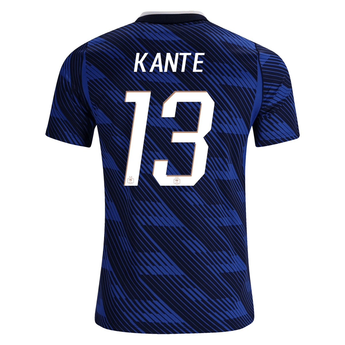 Nike Men's France N'Golo KantÃ© Home Stadium Jersey 2026 (Game Royal/Metallic Copper)